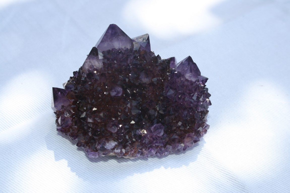 Amethyst  Crystal cactus Protection, purification, Divine connection and release of addictions 4888
